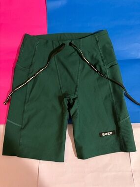 Bandit Running Men's Cadence Next Gen 7-Pocket Ribbed Half Tights - Small - Pine